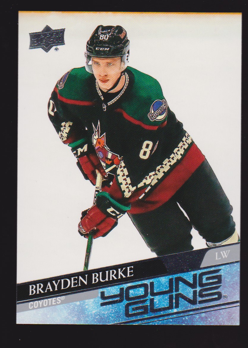 (image for) 2020-21 Upper Deck #499 Brayden Burke YG RC